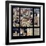 View from the Window - Upper Manhattan Building-Philippe Hugonnard-Framed Photographic Print