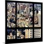 View from the Window - Upper Manhattan Building-Philippe Hugonnard-Mounted Photographic Print