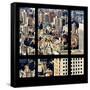 View from the Window - Upper Manhattan Building-Philippe Hugonnard-Framed Stretched Canvas