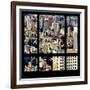 View from the Window - Upper Manhattan Building-Philippe Hugonnard-Framed Photographic Print