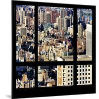 View from the Window - Upper Manhattan Building-Philippe Hugonnard-Mounted Photographic Print