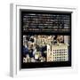 View from the Window - Upper Manhattan Building-Philippe Hugonnard-Framed Photographic Print