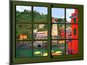View from the Window Vernazza at Cinque Terre-Anna Siena-Mounted Giclee Print