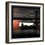 View from the Window - Williamsburg Bridge - New York-Philippe Hugonnard-Framed Photographic Print