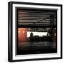 View from the Window - Williamsburg Bridge - New York-Philippe Hugonnard-Framed Photographic Print