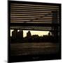 View from the Window - Williamsburg Bridge - New York-Philippe Hugonnard-Mounted Photographic Print