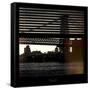 View from the Window - Williamsburg Bridge - New York-Philippe Hugonnard-Framed Stretched Canvas