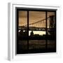 View from the Window - Williamsburg Bridge - New York-Philippe Hugonnard-Framed Photographic Print