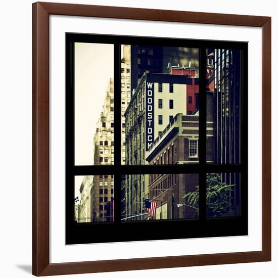 View from the Window - Woodstock Manhattan-Philippe Hugonnard-Framed Photographic Print