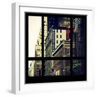 View from the Window - Woodstock Manhattan-Philippe Hugonnard-Framed Photographic Print