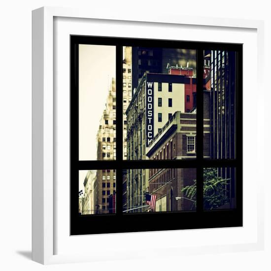 View from the Window - Woodstock Manhattan-Philippe Hugonnard-Framed Photographic Print