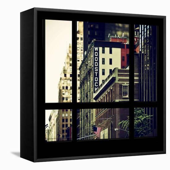 View from the Window - Woodstock Manhattan-Philippe Hugonnard-Framed Stretched Canvas