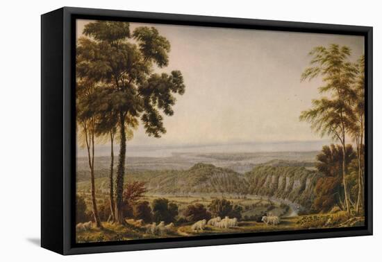 View from the Wyndd Cliff, near Chepstow - Morning', c1820, (1938)-William Turner-Framed Stretched Canvas