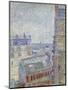 View from Theo's Apartment-Vincent van Gogh-Mounted Giclee Print