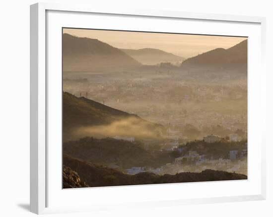 View from Tiger Fort, Jaipur, Rajasthan, India, Asia-Ben Pipe-Framed Photographic Print