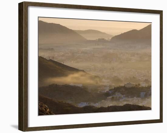 View from Tiger Fort, Jaipur, Rajasthan, India, Asia-Ben Pipe-Framed Photographic Print