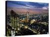 View from Tokyo Metropolitan Building, Shinjuku, Tokyo, Japan, Asia-Ben Pipe-Stretched Canvas