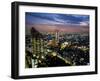 View from Tokyo Metropolitan Building, Shinjuku, Tokyo, Japan, Asia-Ben Pipe-Framed Photographic Print