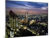 View from Tokyo Metropolitan Building, Shinjuku, Tokyo, Japan, Asia-Ben Pipe-Mounted Photographic Print