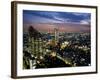 View from Tokyo Metropolitan Building, Shinjuku, Tokyo, Japan, Asia-Ben Pipe-Framed Photographic Print