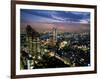 View from Tokyo Metropolitan Building, Shinjuku, Tokyo, Japan, Asia-Ben Pipe-Framed Photographic Print