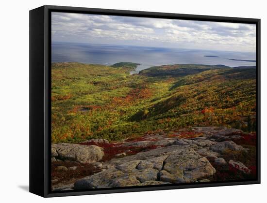 View from Top of Cadillac Mountain-James Randklev-Framed Stretched Canvas