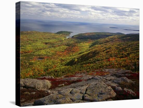 View from Top of Cadillac Mountain-James Randklev-Stretched Canvas