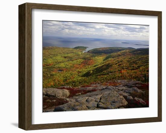 View from Top of Cadillac Mountain-James Randklev-Framed Photographic Print