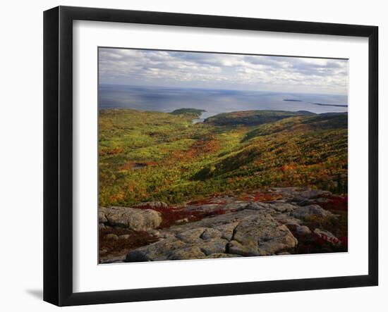 View from Top of Cadillac Mountain-James Randklev-Framed Photographic Print