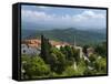 View from Town Walls, Motovun, Istria, Croatia, Europe-Stuart Black-Framed Stretched Canvas