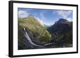 View from Trollstigen Viewpoint, More Og Romsdal, Norway, Scandinavia, Europe-Gary Cook-Framed Photographic Print