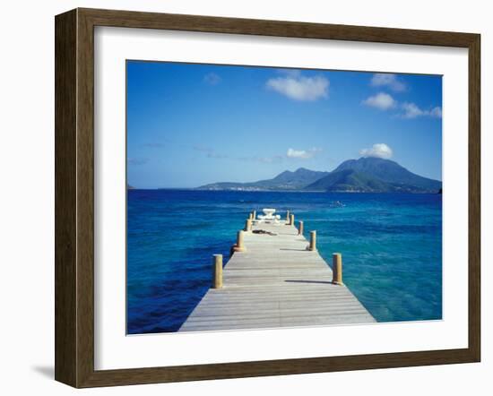 View from Turtle Bay, St. Kitts, Caribbean-David Herbig-Framed Photographic Print