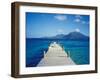 View from Turtle Bay, St. Kitts, Caribbean-David Herbig-Framed Photographic Print