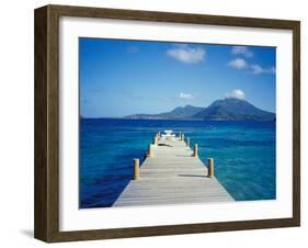 View from Turtle Bay, St. Kitts, Caribbean-David Herbig-Framed Photographic Print