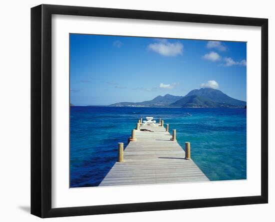 View from Turtle Bay, St. Kitts, Caribbean-David Herbig-Framed Photographic Print