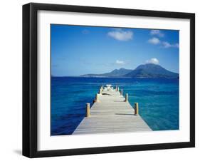 View from Turtle Bay, St. Kitts, Caribbean-David Herbig-Framed Photographic Print
