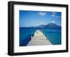 View from Turtle Bay, St. Kitts, Caribbean-David Herbig-Framed Photographic Print