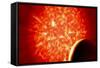 View from Uranus If Our Sun Were Replaced by Vy Canis Majoris-null-Framed Stretched Canvas