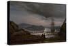 View from Vaekero near Christiania, 1827-Johan Christian Dahl-Stretched Canvas