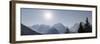 View from Val Rendena towards the Brenta Dolomites. Italy, Trentino, Val Rendena-Martin Zwick-Framed Photographic Print