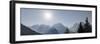 View from Val Rendena towards the Brenta Dolomites. Italy, Trentino, Val Rendena-Martin Zwick-Framed Photographic Print