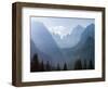 View from Val Rendena towards the Brenta Dolomites. Italy, Trentino, Val Rendena-Martin Zwick-Framed Photographic Print