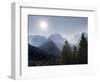 View from Val Rendena towards the Brenta Dolomites. Italy, Trentino, Val Rendena-Martin Zwick-Framed Photographic Print