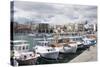 View from Venetian Harbour, Iraklion (Heraklion) (Iraklio), Crete, Greek Islands, Greece, Europe-Markus Lange-Stretched Canvas