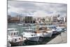 View from Venetian Harbour, Iraklion (Heraklion) (Iraklio), Crete, Greek Islands, Greece, Europe-Markus Lange-Mounted Photographic Print