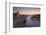 View from Vila Nova de Gaia View over Douro River at sunset to Ribeira District, UNESCO World Herit-Markus Lange-Framed Photographic Print