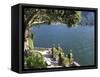 View From Villa Balbianello, Lenno, Lake Como, Lombardy, Italy, Europe-Vincenzo Lombardo-Framed Stretched Canvas