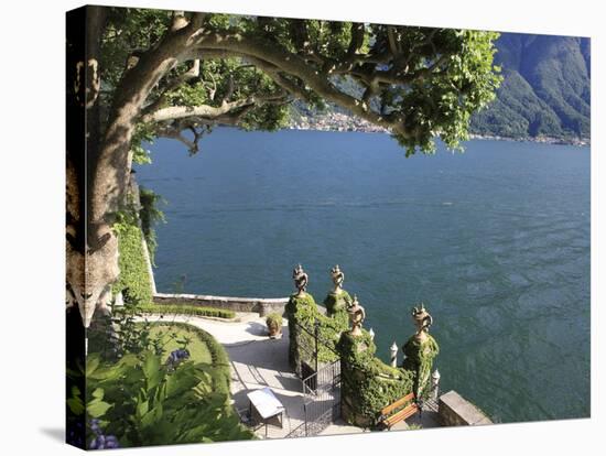 View From Villa Balbianello, Lenno, Lake Como, Lombardy, Italy, Europe-Vincenzo Lombardo-Stretched Canvas