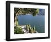 View From Villa Balbianello, Lenno, Lake Como, Lombardy, Italy, Europe-Vincenzo Lombardo-Framed Photographic Print