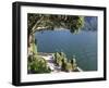 View From Villa Balbianello, Lenno, Lake Como, Lombardy, Italy, Europe-Vincenzo Lombardo-Framed Photographic Print